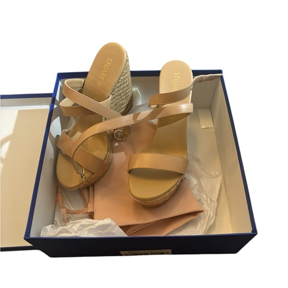 Stuart Weitzman 5050 Wedge NWT 9.5B - Picture 4 of 13